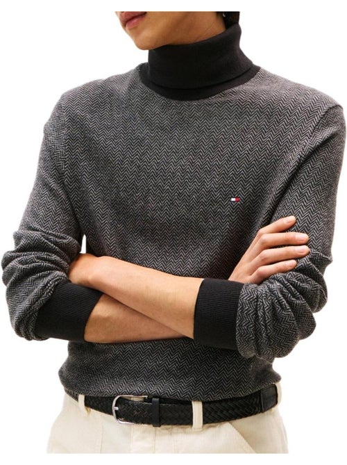 Camisola cinzenta de homem tommy hilfiger pima mw0mw40446 - Kiabi Camisola cinzenta de homem tommy hilfiger pima mw0mw40446 - Kiabi