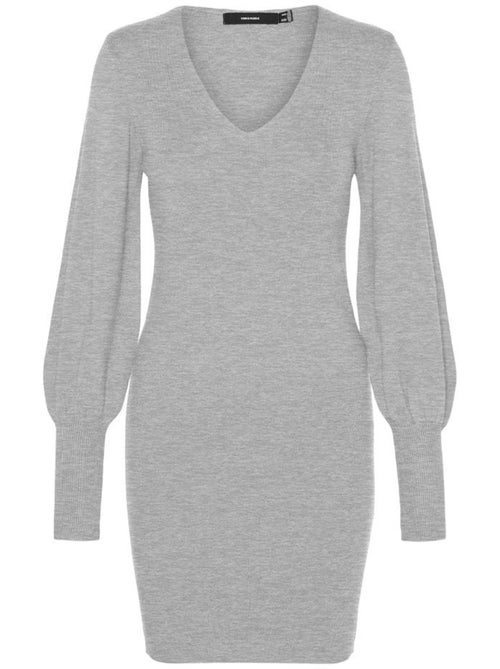 Camisola Cinzenta de Malha para Mulher Vero Moda Holly - Kiabi Camisola Cinzenta de Malha para Mulher Vero Moda Holly - Kiabi