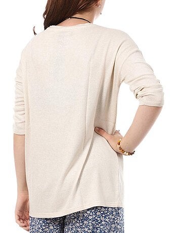 Camisola Cinzenta de Mulher Vero Moda Brianna 3/4