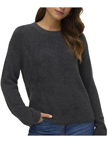Camisola laranja vero moda com mangas abufar para mulher