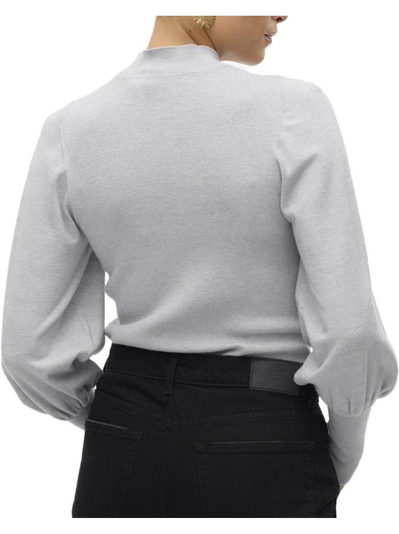 Camisola Cinzenta de Mulher Vero Moda Hollykarispuff Cinza-prateado - Kiabi