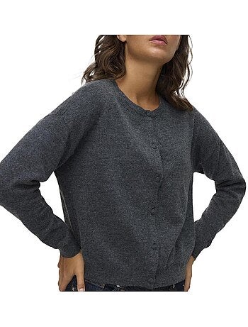 Camisola Cinzenta Escura Vero Moda Marina para Mulher