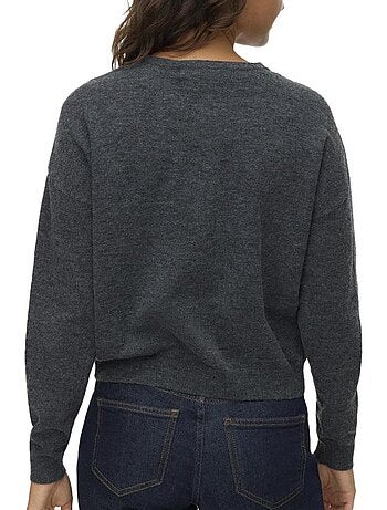 Camisola Cinzenta Escura Vero Moda Marina para Mulher