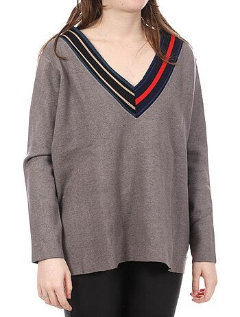 Camisola Cinzenta Teddy Smith Sandy para Mulher