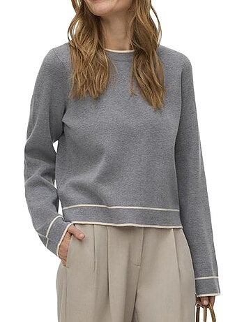 Camisola cinzenta vero moda gold para mulher
