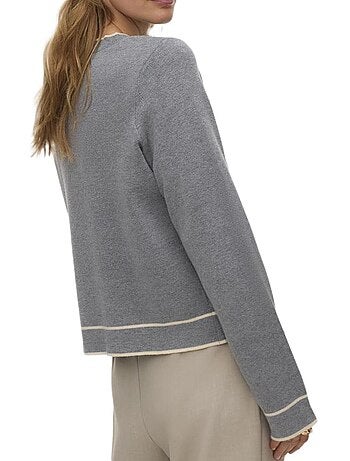 Camisola cinzenta vero moda gold para mulher