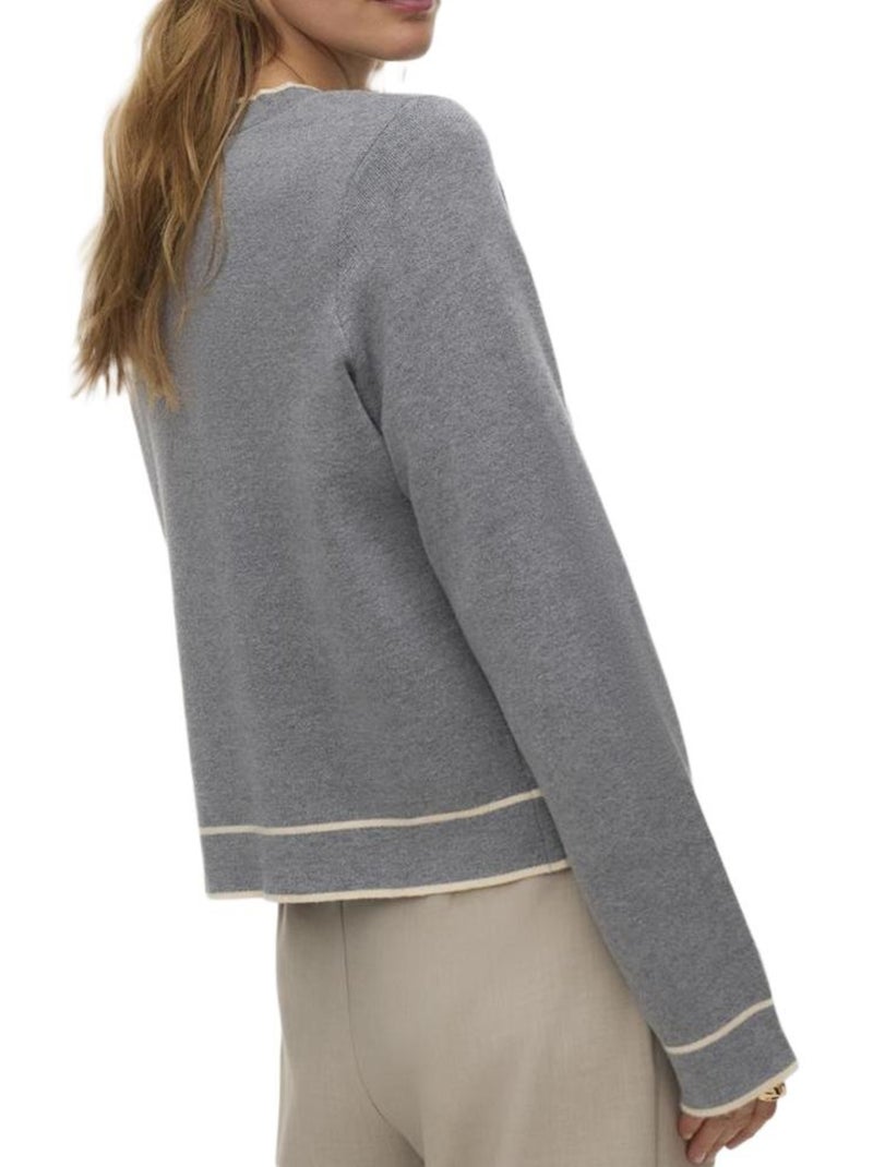 Camisola Cinzenta Vero Moda Gold para Mulher Cinza-prateado - Kiabi