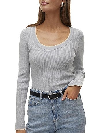 Camisola Bege Vero Moda Joan para Mulher