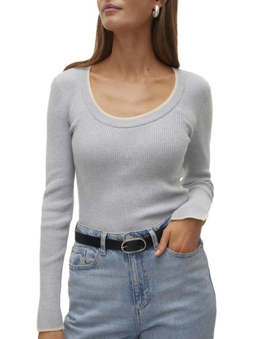 Camisola Cinzenta Vero Moda Joan para Mulher - Kiabi