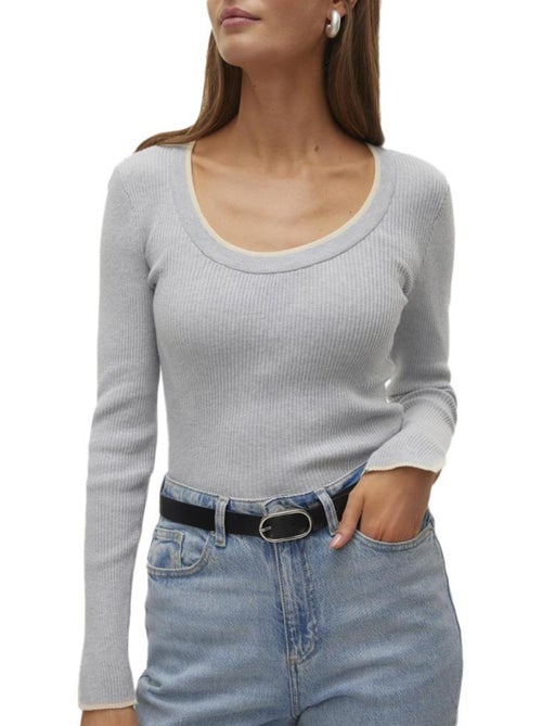 Camisola Cinzenta Vero Moda Joan para Mulher - Kiabi
