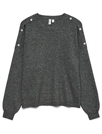 Camisola cinzenta vero moda joya para mulher