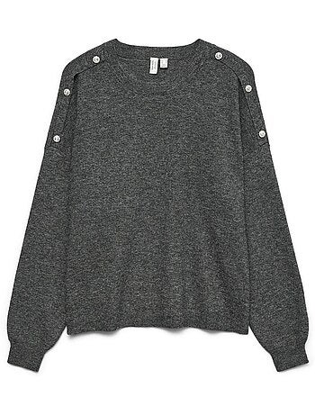 Camisola cinzenta vero moda joya para mulher