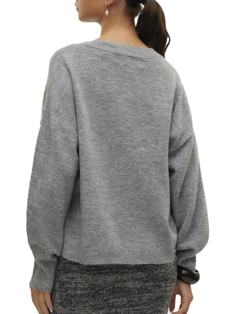 Camisola Cinzenta Vero Moda Jupiter para Mulher Cinza-prateado - Kiabi