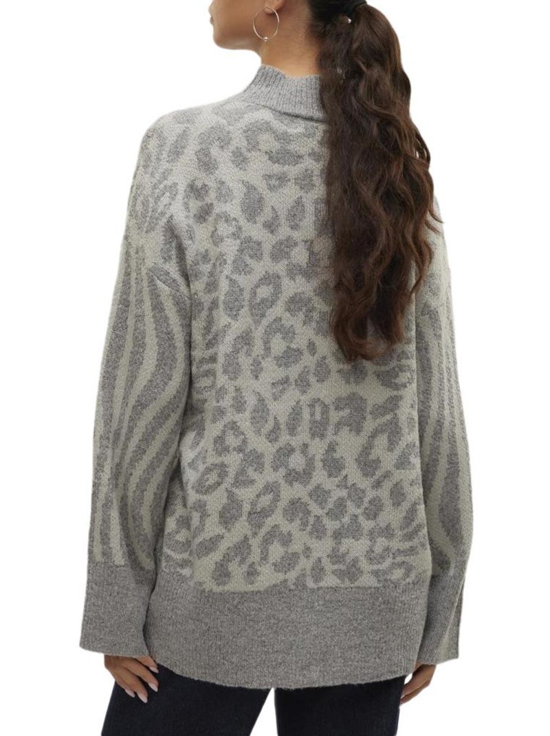 Camisola Cinzenta Vero Moda Mars para Mulher Cinza-prateado - Kiabi