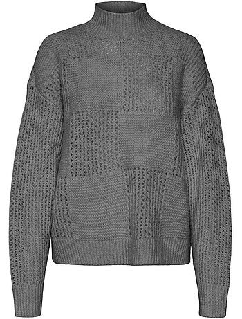 Camisola cinzenta vero moda moon para mulher