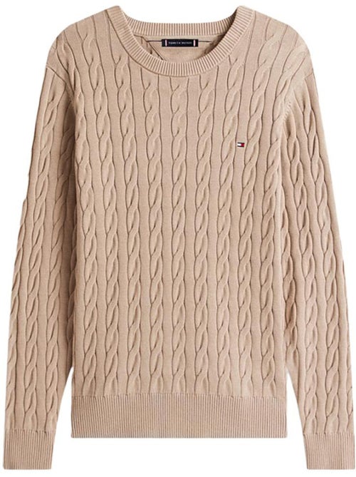 Camisola Clássica Bege Tommy Hilfiger para Homem - Kiabi Camisola Clássica Bege Tommy Hilfiger para Homem - Kiabi