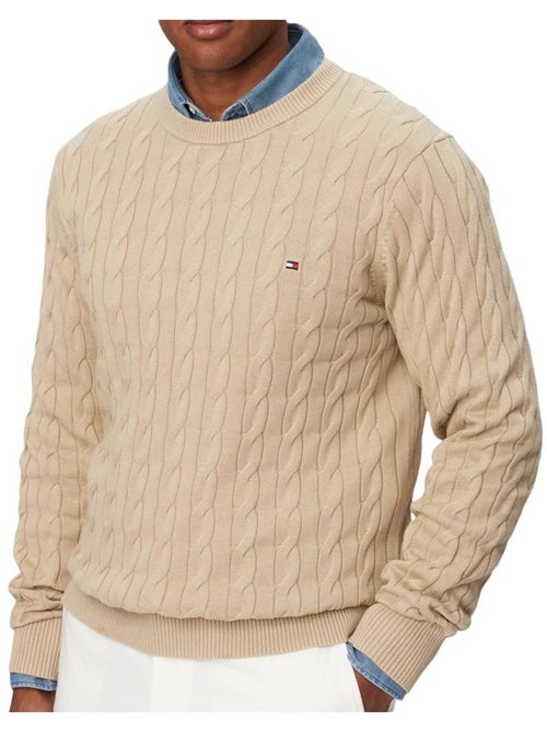Camisola clássica nude tommy hilfiger para homem - Kiabi Camisola clássica nude tommy hilfiger para homem - Kiabi