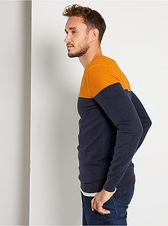 Camisola color-block de conceção ecológica +1,90 m - Kiabi