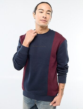 Sweat colorblock estilo sportswear