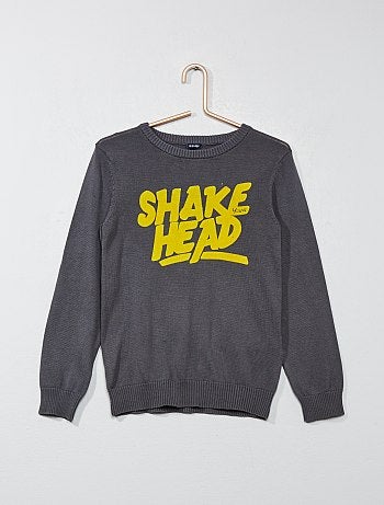 Camisola com animação de veludo - Kiabi