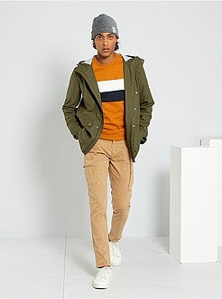 Camisola com bloco de cor de conceção ecológica - Kiabi