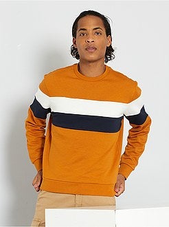 Camisola com bloco de cor de conceção ecológica - Kiabi