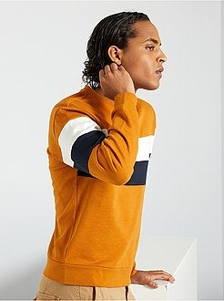 Camisola com bloco de cor de conceção ecológica - Kiabi