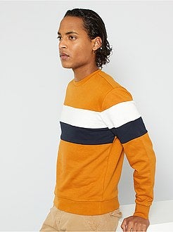 Camisola com bloco de cor de conceção ecológica - Kiabi