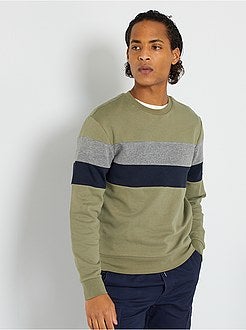 Camisola com bloco de cor de conceção ecológica - Kiabi