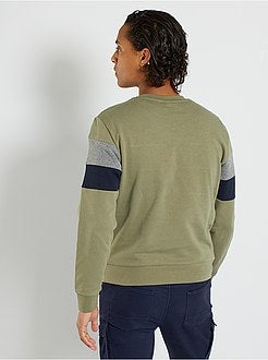 Camisola com bloco de cor de conceção ecológica - Kiabi