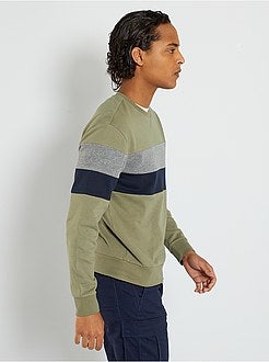 Camisola com bloco de cor de conceção ecológica - Kiabi