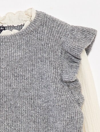 Camisola com blusa 2 em 1