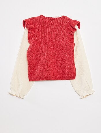 Camisola com blusa 2 em 1