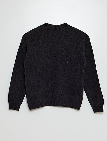 Camisola com bolso com aba