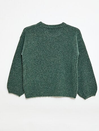 Camisola com bordados de flores