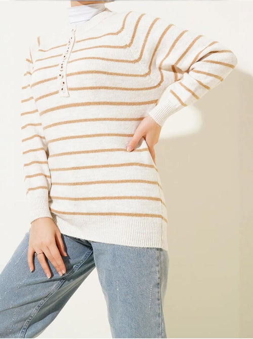 Camisola com botões bdart - Kiabi Camisola com botões bdart - Kiabi