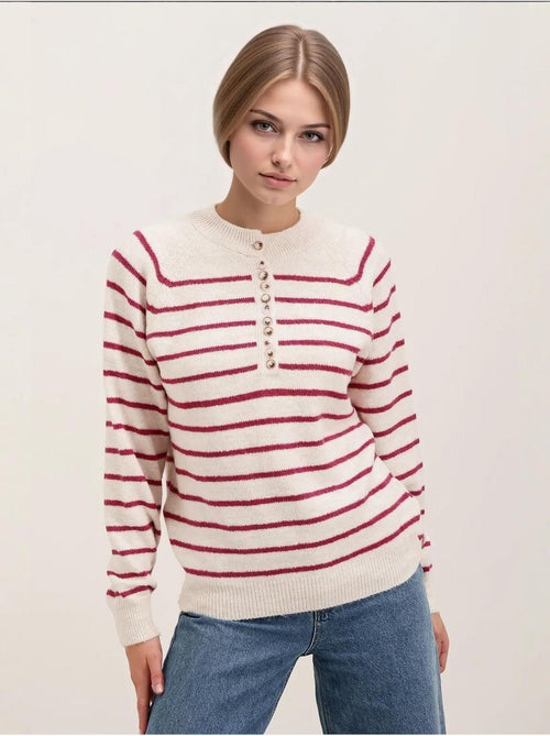 Camisola com botões bdart - Kiabi Camisola com botões bdart - Kiabi