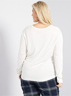 Camisola com botões de fantasia - Kiabi