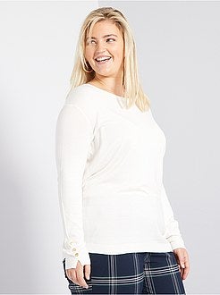 Camisola com botões de fantasia - Kiabi