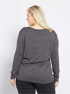 Camisola com botões de fantasia - Kiabi