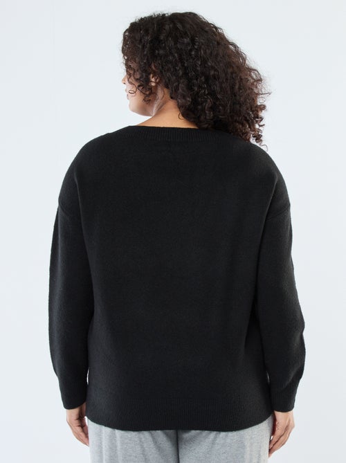 Camisola com botões fantasia no ombro - Kiabi