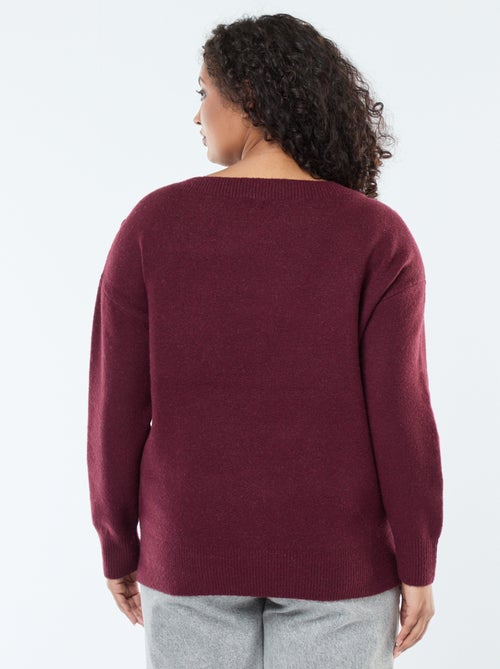 Camisola com botões fantasia no ombro - Kiabi