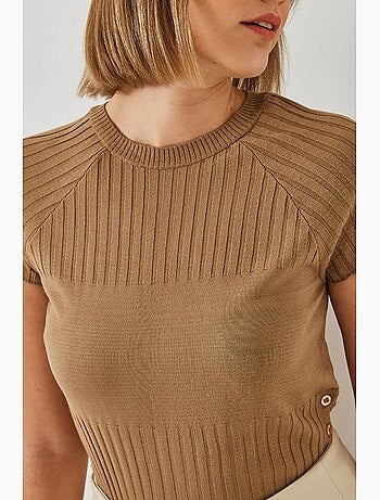 Camisola com botões laterais lucci