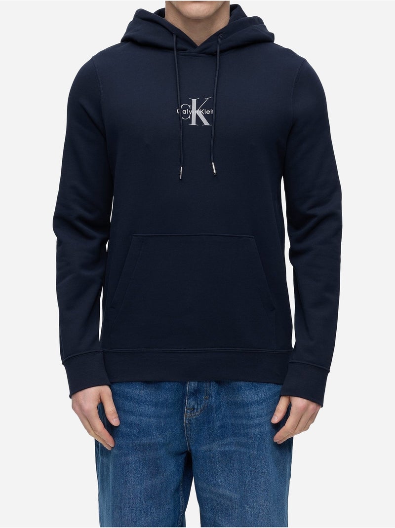 Camisola com capuz - calvin klein Azul escuro - Kiabi