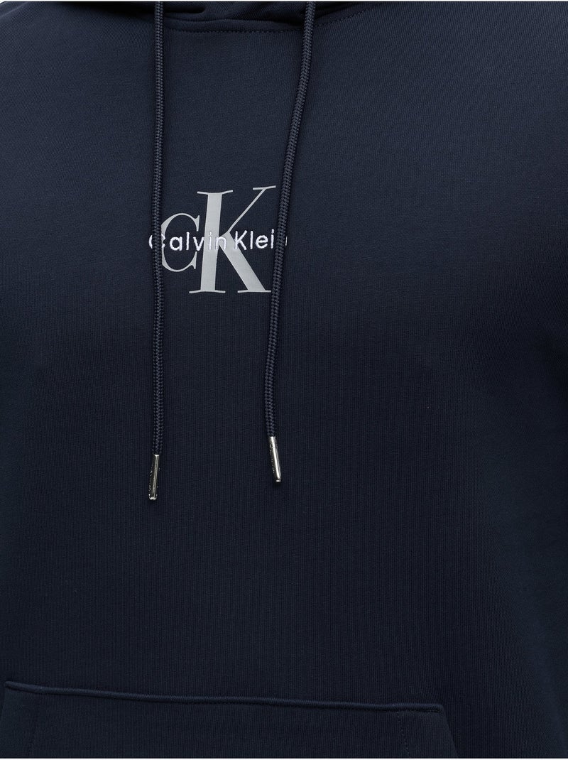 Camisola com capuz - calvin klein Azul escuro - Kiabi