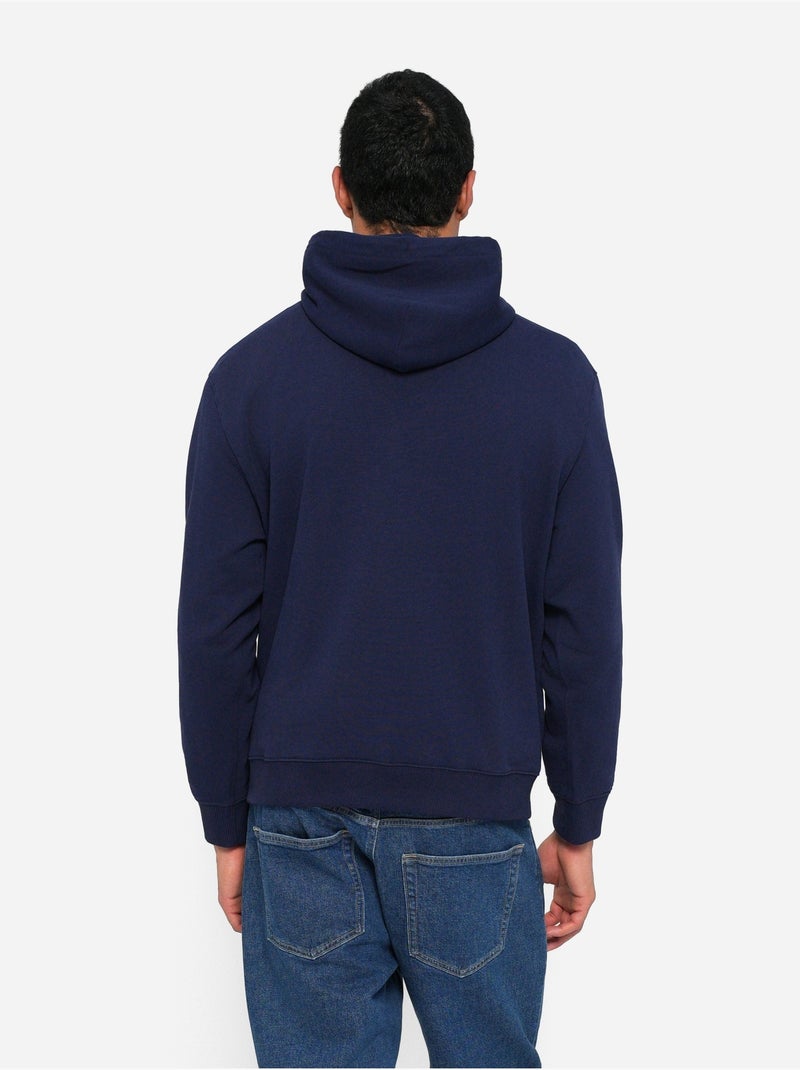 Camisola com capuz - calvin klein Azul-marinho - Kiabi