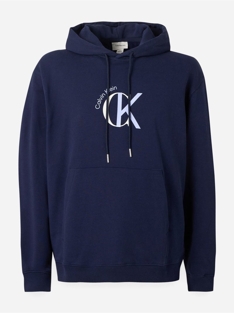 Camisola com capuz - calvin klein Azul-marinho - Kiabi