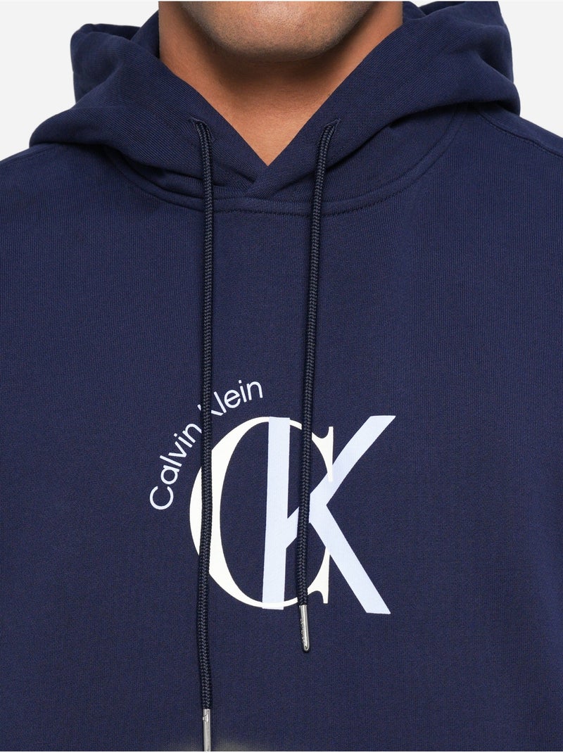 Camisola com capuz - calvin klein Azul-marinho - Kiabi