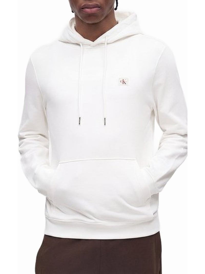 Camisola com capuz - calvin klein Branco - Kiabi