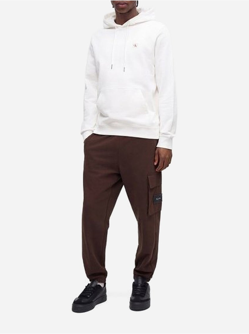 Camisola com capuz - calvin klein Branco - Kiabi
